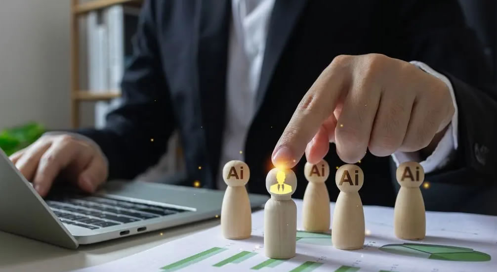 Interface de l'assistant IA de planification d'équipes